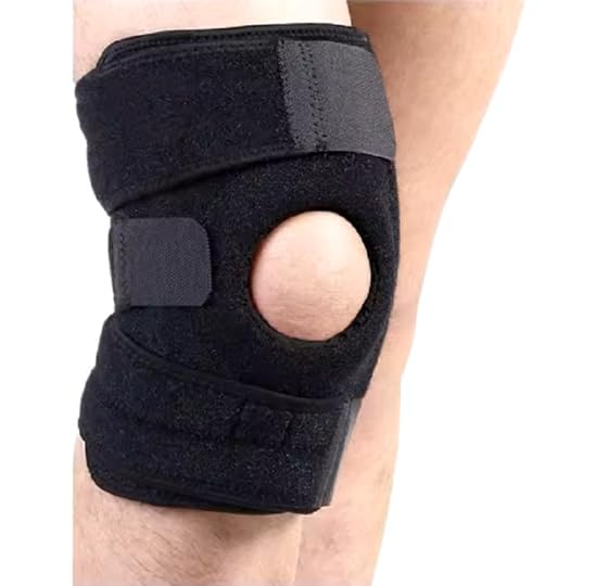 Multi-Purpose Knee Support & Compression Brace - Relief for Joint Pain, Arthritis & Sports Injuries - Adjustable Strap for Men & Women, Black (1-Pack)