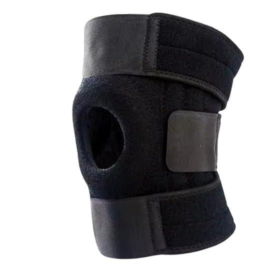Multi-Purpose Knee Support & Compression Brace - Relief for Joint Pain, Arthritis & Sports Injuries - Adjustable Strap for Men & Women, Black (1-Pack)