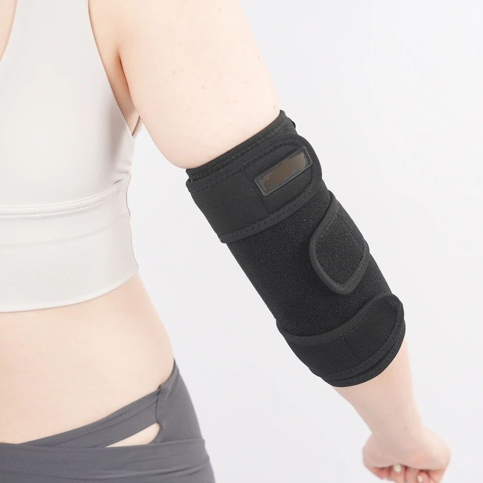 Multi-Purpose Elbow Support & Compression Brace - Relief for Tendonitis, Arthritis & Sports Injuries - Adjustable Strap for Men & Women, Black (1-Pack)